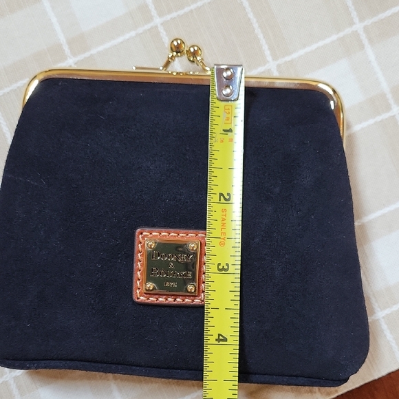 Dooney & Bourke Black Suede Clutch - Picture 10 of 12